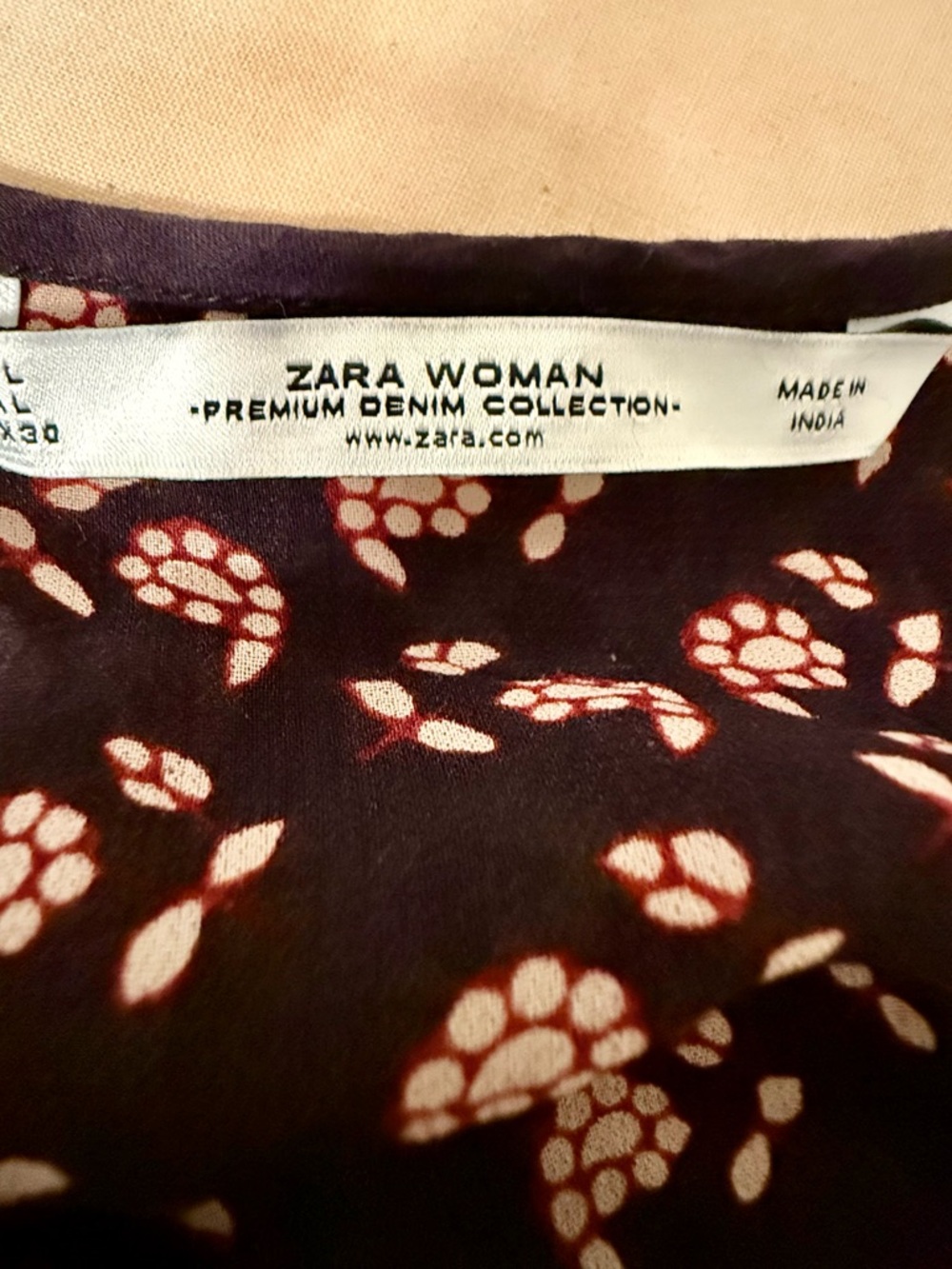 Zara Peasant Blouse - Picture 4 of 4